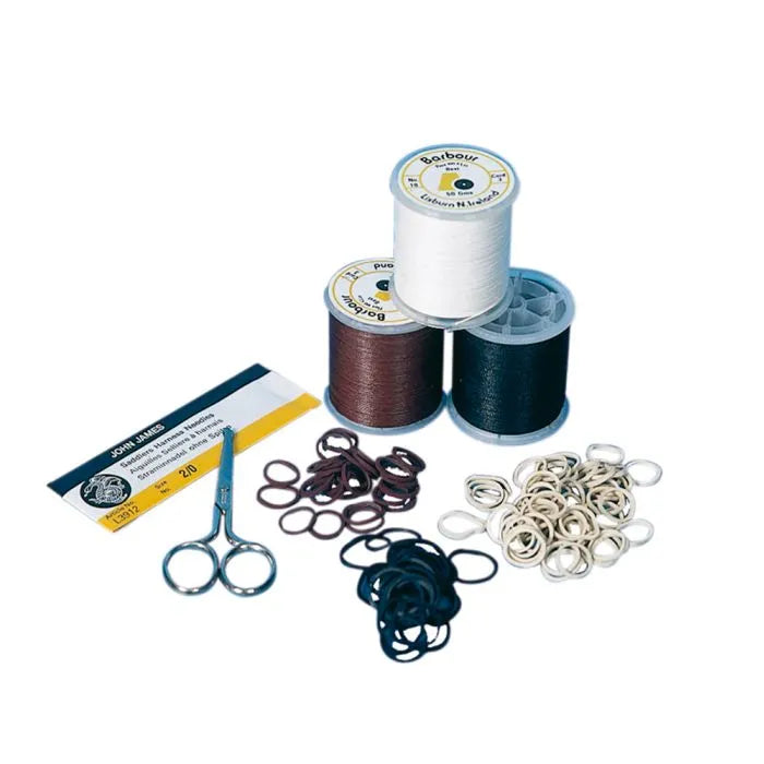 Plaiting Bands White