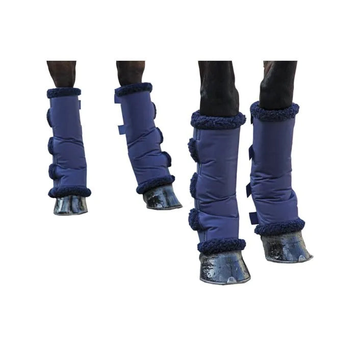 Travel Wraps Navy, Cob/Yearling, Set Of 4