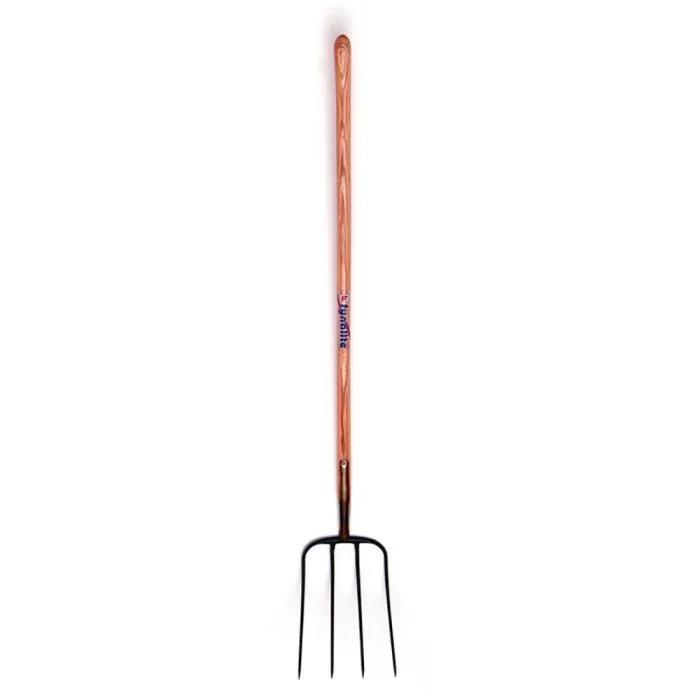 Wooden Handle 4-Tine Dungfork F427 4PWL