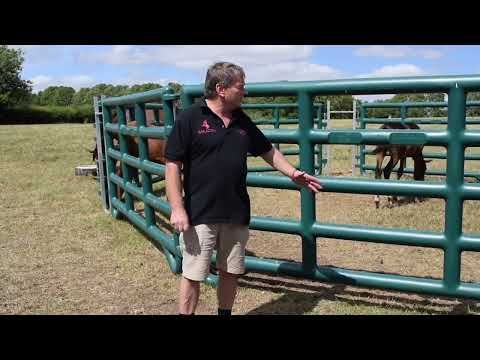 Duracorral Creep Pen (8 x Panels Green & 4x Creep Arches)