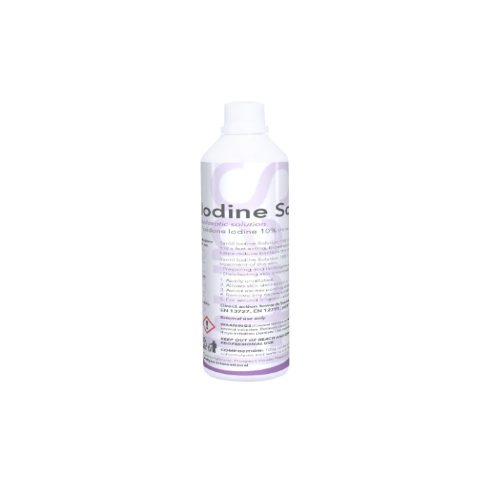 Santil Antiseptic Solution 10% Povidone-Iodine 500ml