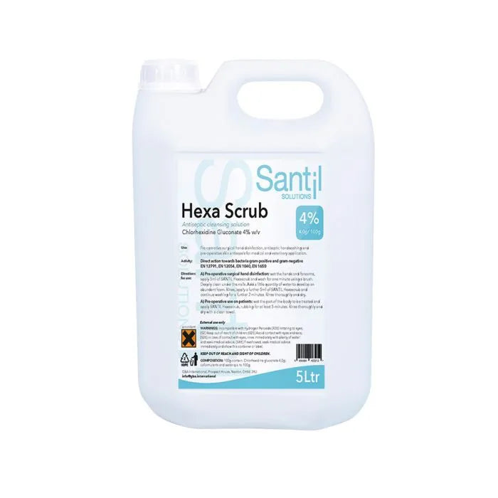Santil Povidone-Iodine 7.5% Surgical Scrub 5Ltr