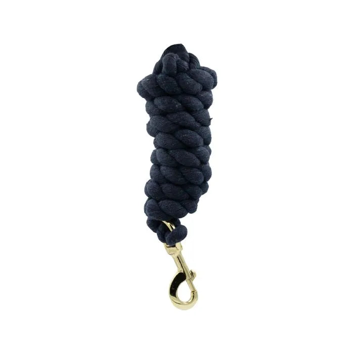 Heavy Duty Cotton Lead Rope Black