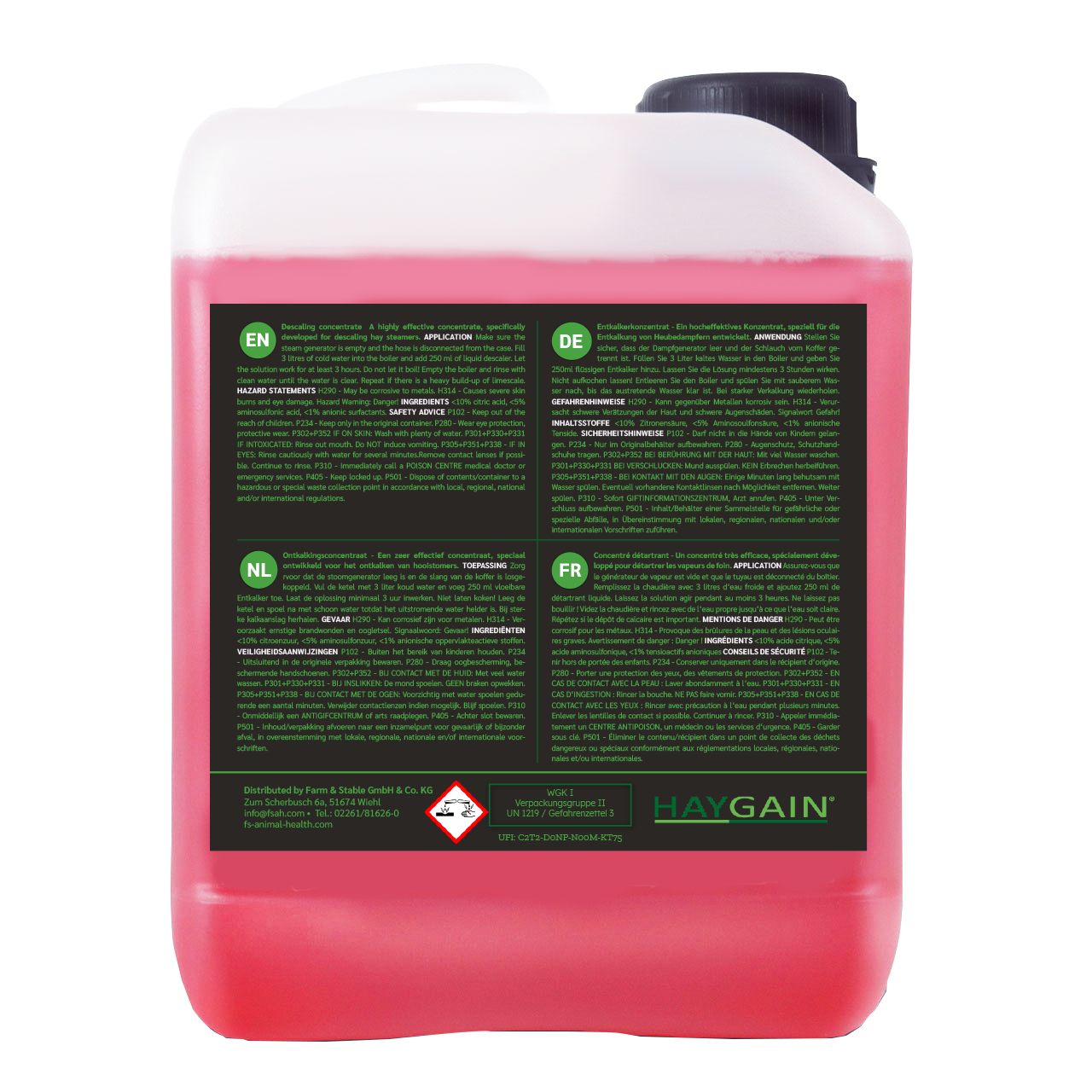 Haygain 360 Descaler Concentrate Liquid 2.5 L