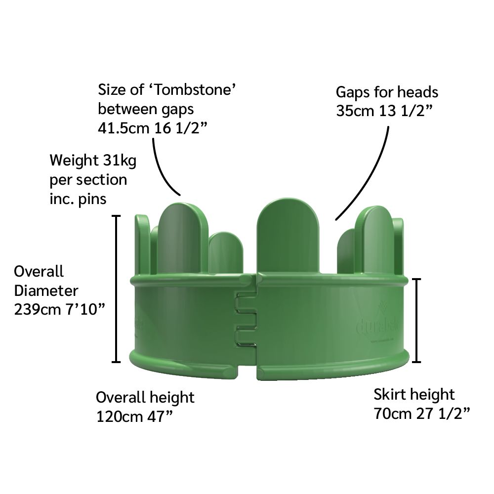 Durabale Robust - Hay Feeder, Green
