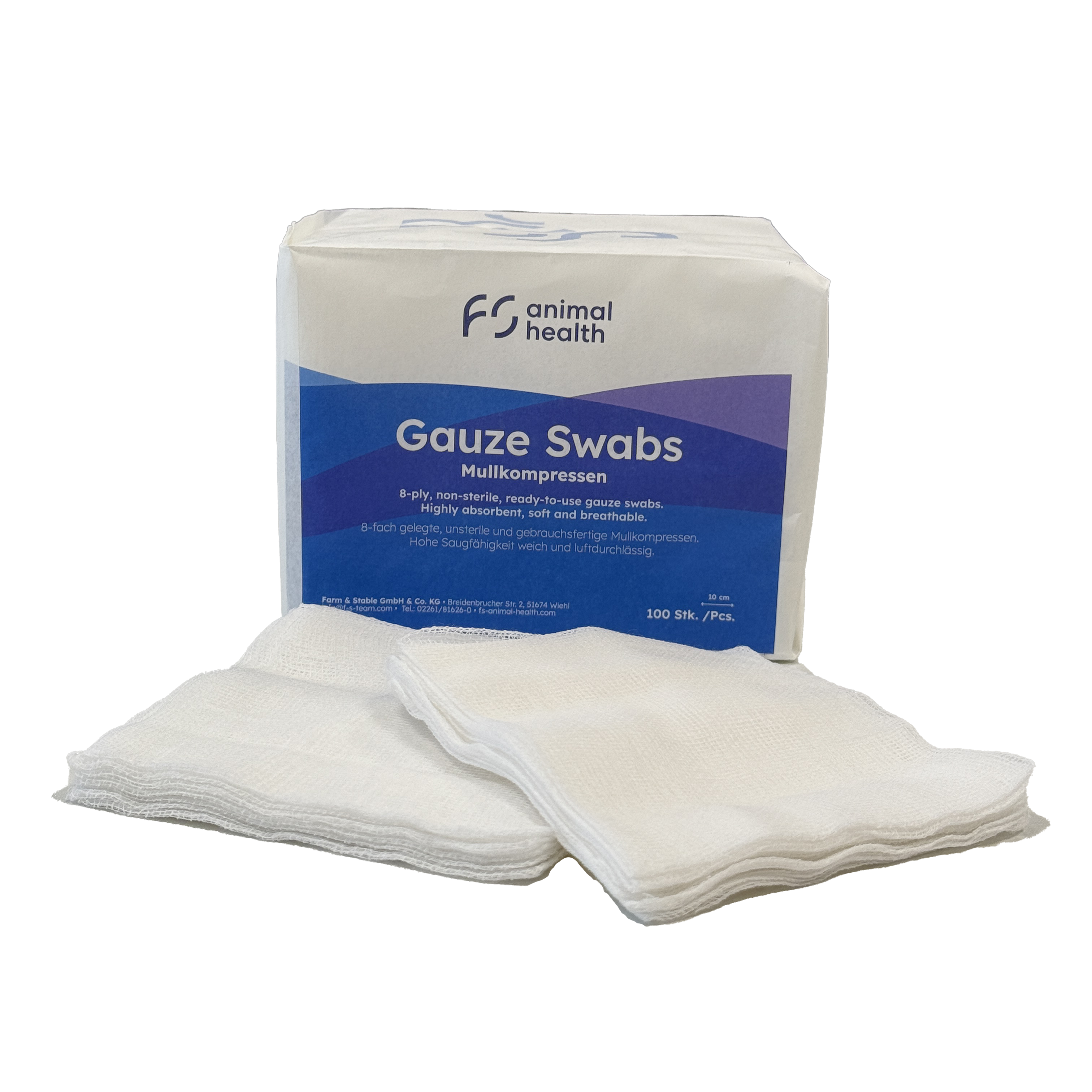 Gauze compresses 100/pack