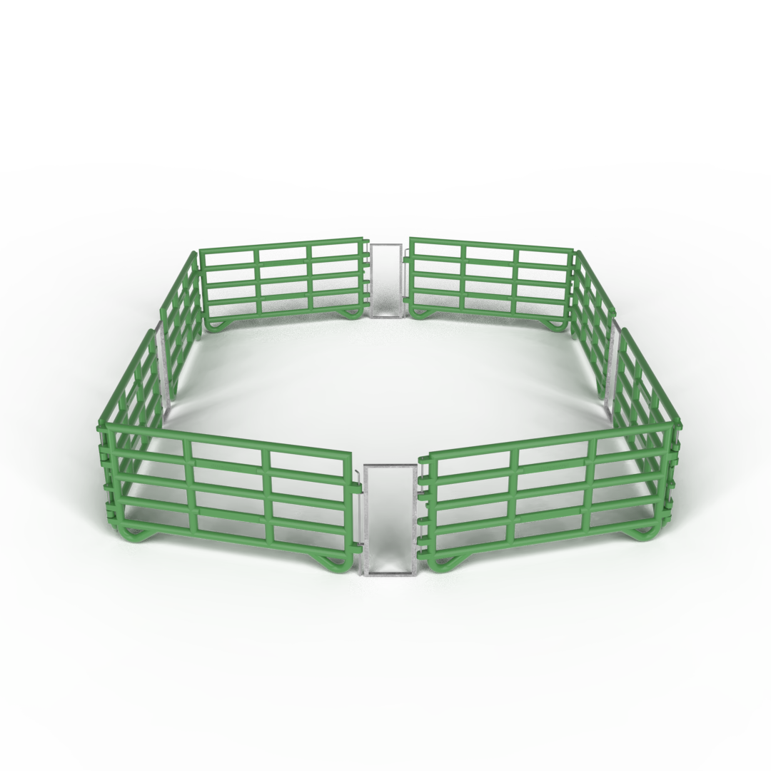 Duracorral Creep Pen (8 x Panels Green & 4x Creep Arches)