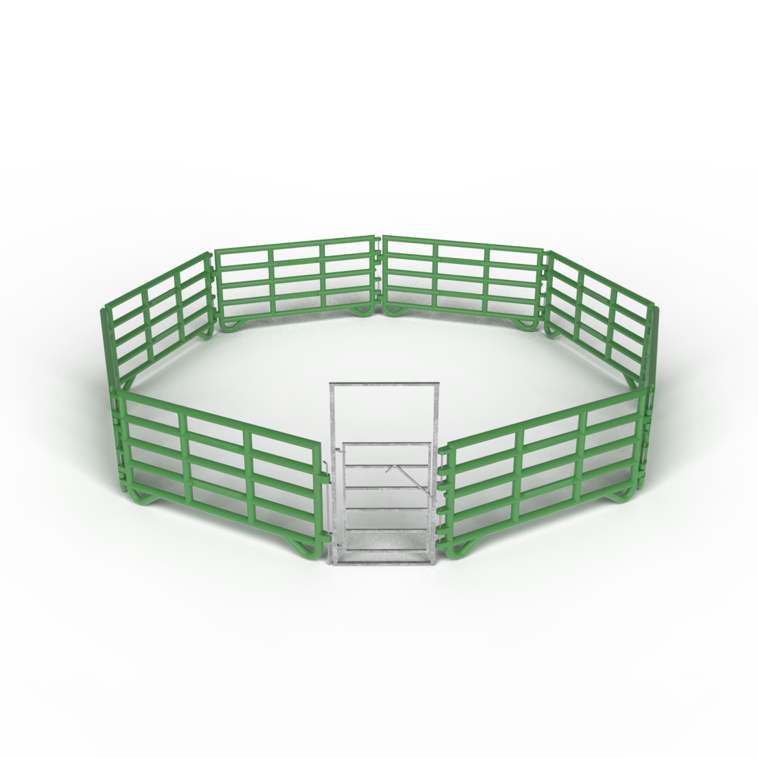Duracorral Turnout Pen (8 x Panel Green & Gate)